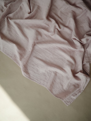 Muslin Swaddle Blanket Organic Cotton - Rose Vanilla