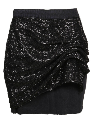 Pinko Sequin Embellished Mini Skirt