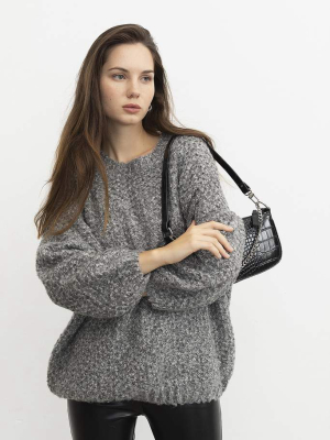 Marley Grey Beehive Sweater