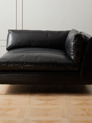 Decker Leather Right Arm Chaise