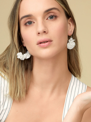 Mini Lolita Hoops White