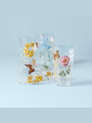 Butterfly Meadow Acrylic 4-piece Highball Glass Se