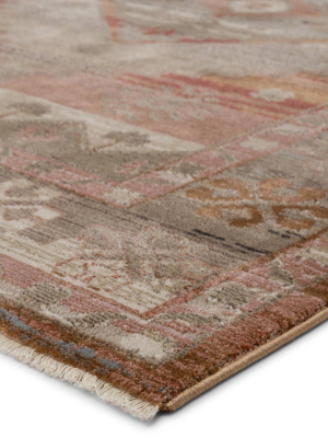 Blu Home Myriad Rug - Blush/gray