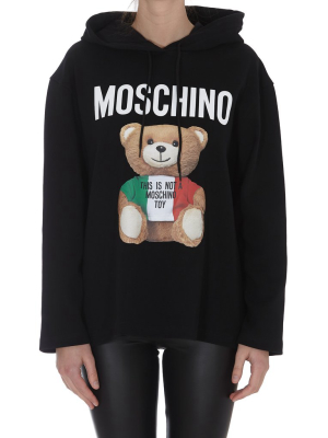 Moschino Teddy Print Hoodie