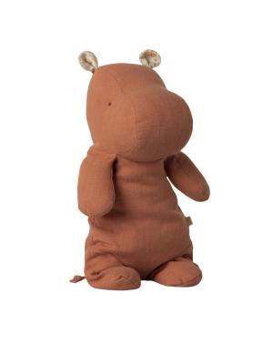 Safari Friends Hippo - Medium - Dusty Coral