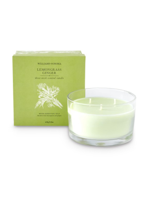 Williams Sonoma Lemongrass Ginger Triple-wick Candle