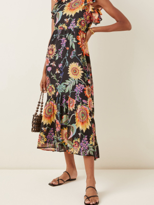 Hana Floral-print Cotton Dress