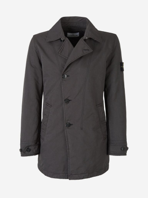 Stone Island Asymmetric Buttoned Coat