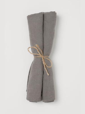 2-pack Linen Napkins