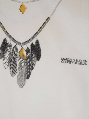 Marcelo Burlon County Of Milan Necklace Print T-shirt