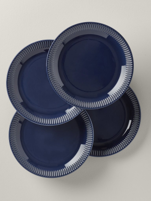 Profile Stoneware 4-piece Accent Plate Set