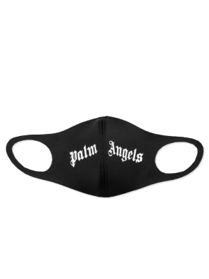 Palm Angels Logo Mask - Black/white