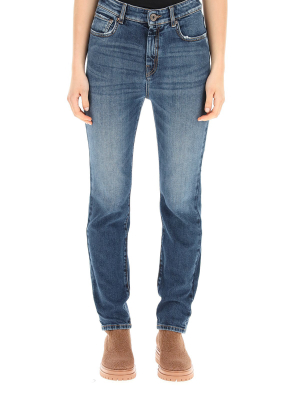 Weekend Max Mara Cropped Straight Leg Jeans