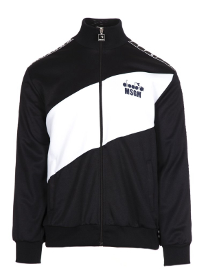 Msgm X Diadora Logo Print Track Jacket