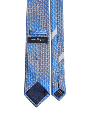 Salvatore Ferragamo Gancini Print Tie