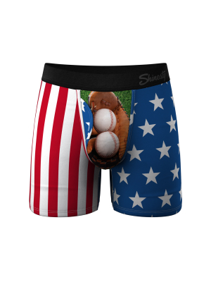 The Caught Looking | Baseball Ball Hammock® Pouch Underwear With Fly