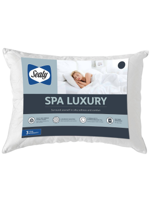 Spa Luxury Quilted Bed Pillow - Sealy