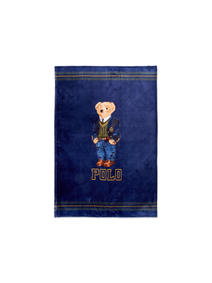 Chapman Polo Bear Throw Blanket