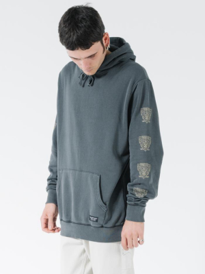 Recovery Slouch Pull On Hood - Merch Black