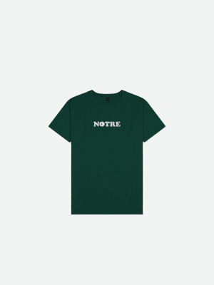 Notre X Premier Pleasant Peninsula Short Sleeve T-shirt In Green