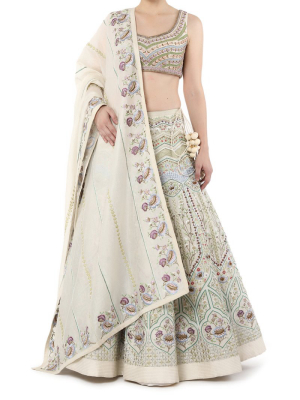 Embroidered Lehenga Set