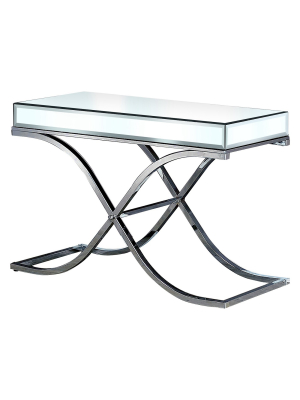 Lila Console Table Chrome - Iohomes