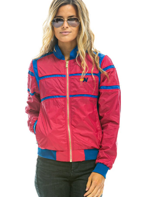 Women's Racer Jacket - Jazzy Pink