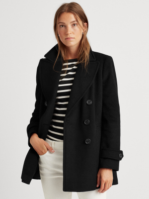 Wool-blend Peacoat