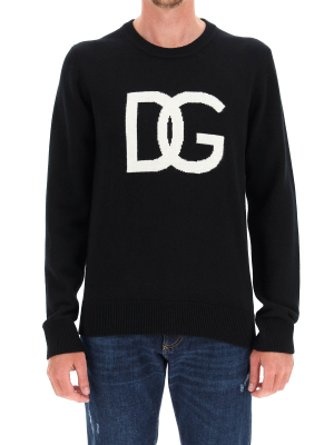 Dolce & Gabbana Monogram Knit Sweater