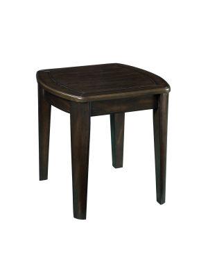 Diletta Game End Table With Chessboard Dark Walnut - Steve Silver