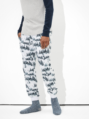 Ae Winter Trees Flannel Pant