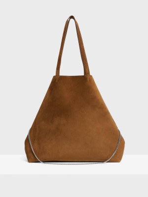 Simple Tote In Suede