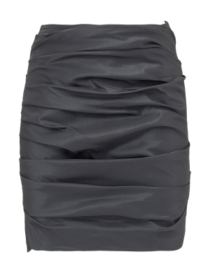 Elisabetta Franchi Ruched Zip Skirt