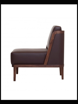 Throne Lounge Chair With Upholstery