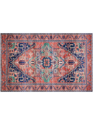 Coral/ Multi Cielo Rug