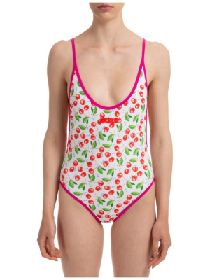 Gcds Cherry Print One-piece Swimsuit