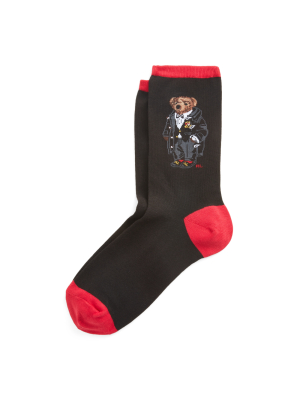 Tuxedo Polo Bear Socks