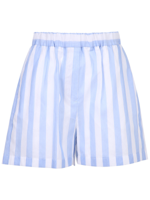 Msgm Striped Elasticated Waist Shorts