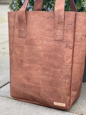 Farmers Market Cork Tote Bag