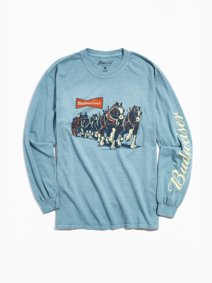 Budweiser Horses Long Sleeve Tee