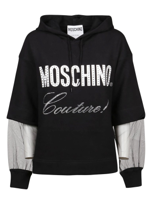 Moschino Couture Drawstring Hoodie