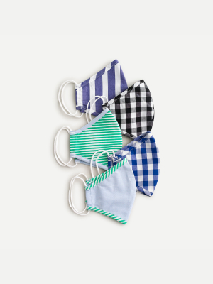 Kids' Pack- Of-five Nonmedical Face Masks In Mixed Prints