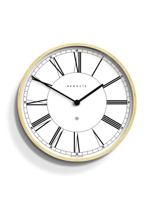 Mr Architect Clock In White - Medium