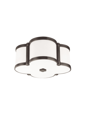 Chandler 2 Light Flush Mount Old Bronze