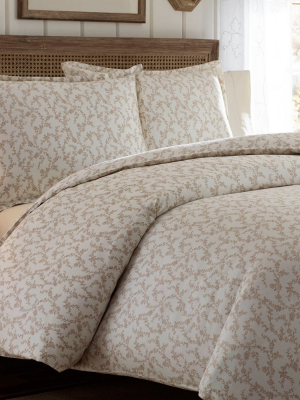 Victoria Duvet Cover Set Taupe - Laura Ashley