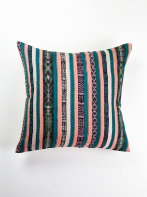 Archive New York Vintage Rose Ikat Pillow