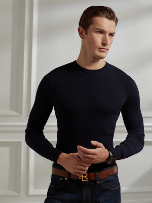 Rlx Slim Ribbed Merino Sweater