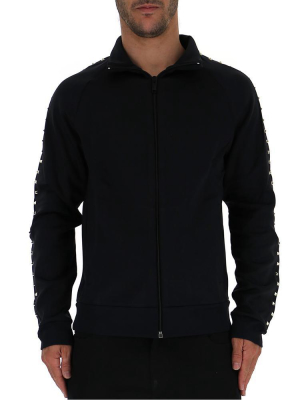 Valentino Garavni Rockstud Lined Sweater Jacket