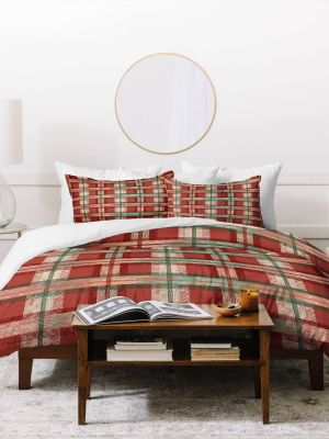 Christmas Tartan Duvet Set - Deny Designs