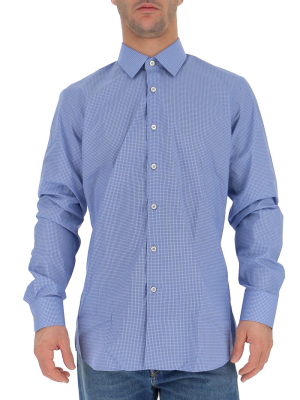 Prada Micro Dot Patterned Shirt